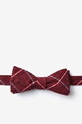 Phoenix Red Skinny Bow Tie Photo (0)