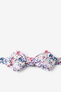 Pollock Red Diamond Tip Bow Tie Photo (0)