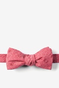 Red Hunter Paisley Batwing Bow Tie Photo (0)