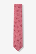 Red Hunter Paisley Skinny Tie Photo (1)