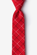 Red Maison Skinny Tie Photo (0)