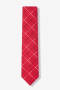 Red Maison Skinny Tie Photo (1)