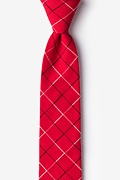Red Maison Skinny Tie Photo (0)