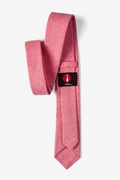 Red Warner Cotton Polka Dots Skinny Tie Photo (2)