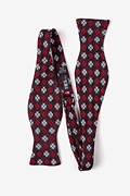 Roseburg Red Self-Tie Bow Tie Photo (1)