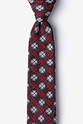 Roseburg Red Skinny Tie Photo (0)