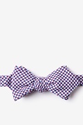 Sadler Red Diamond Tip Bow Tie Photo (0)