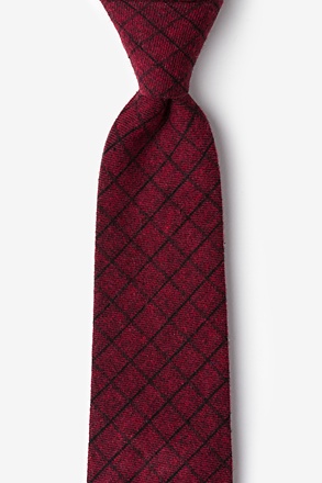 _San Luis Red Extra Long Tie_