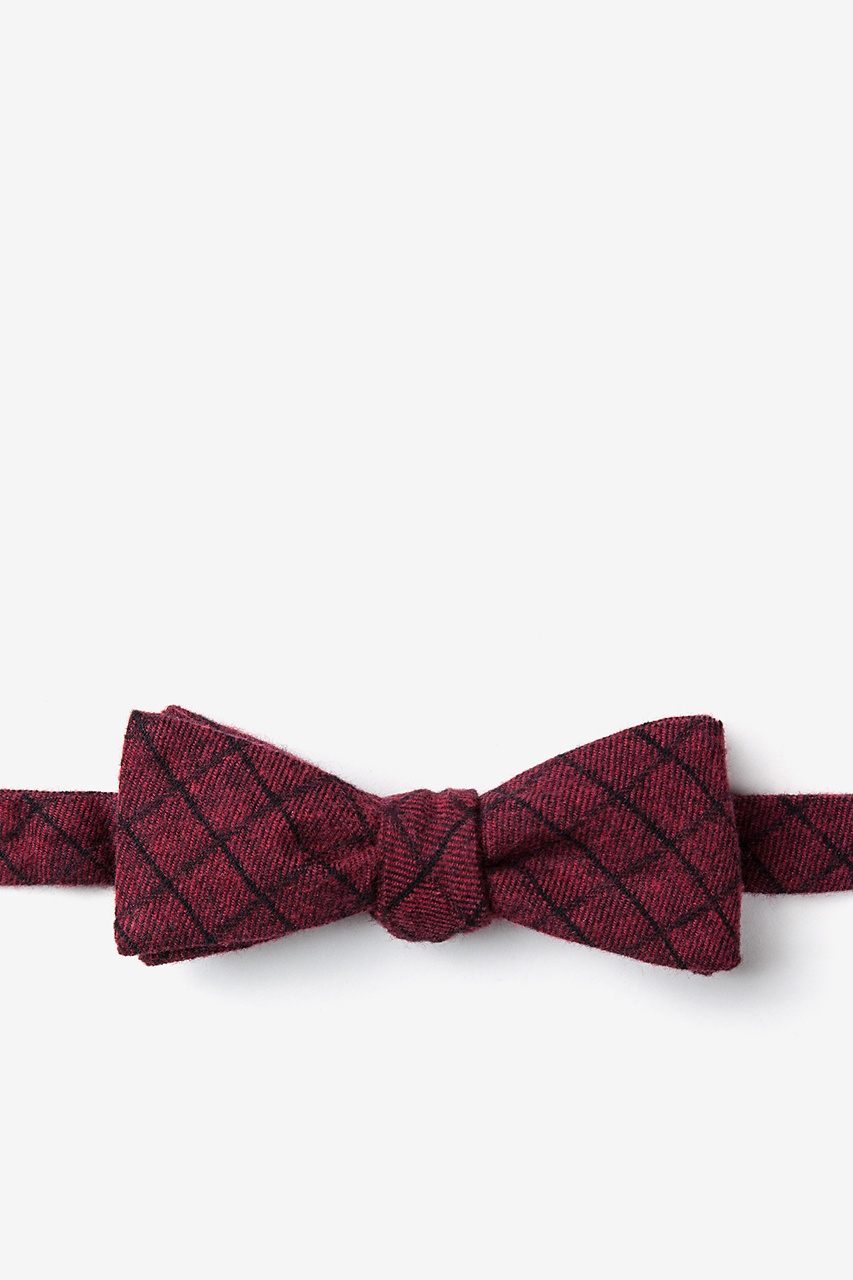 Red Cotton San Luis Skinny Bow Tie | Ties.com