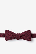 San Luis Red Skinny Bow Tie Photo (0)