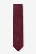 San Luis Red Skinny Tie Photo (1)