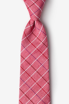 _Seattle Red Extra Long Tie_