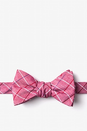 Seattle Red Self-Tie Bow Tie