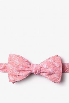 Tacoma Red Self-Tie Bow Tie