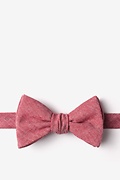 Teague Red Self-Tie Bow Tie Photo (0)