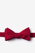 Tioga Red Skinny Bow Tie Photo (0)
