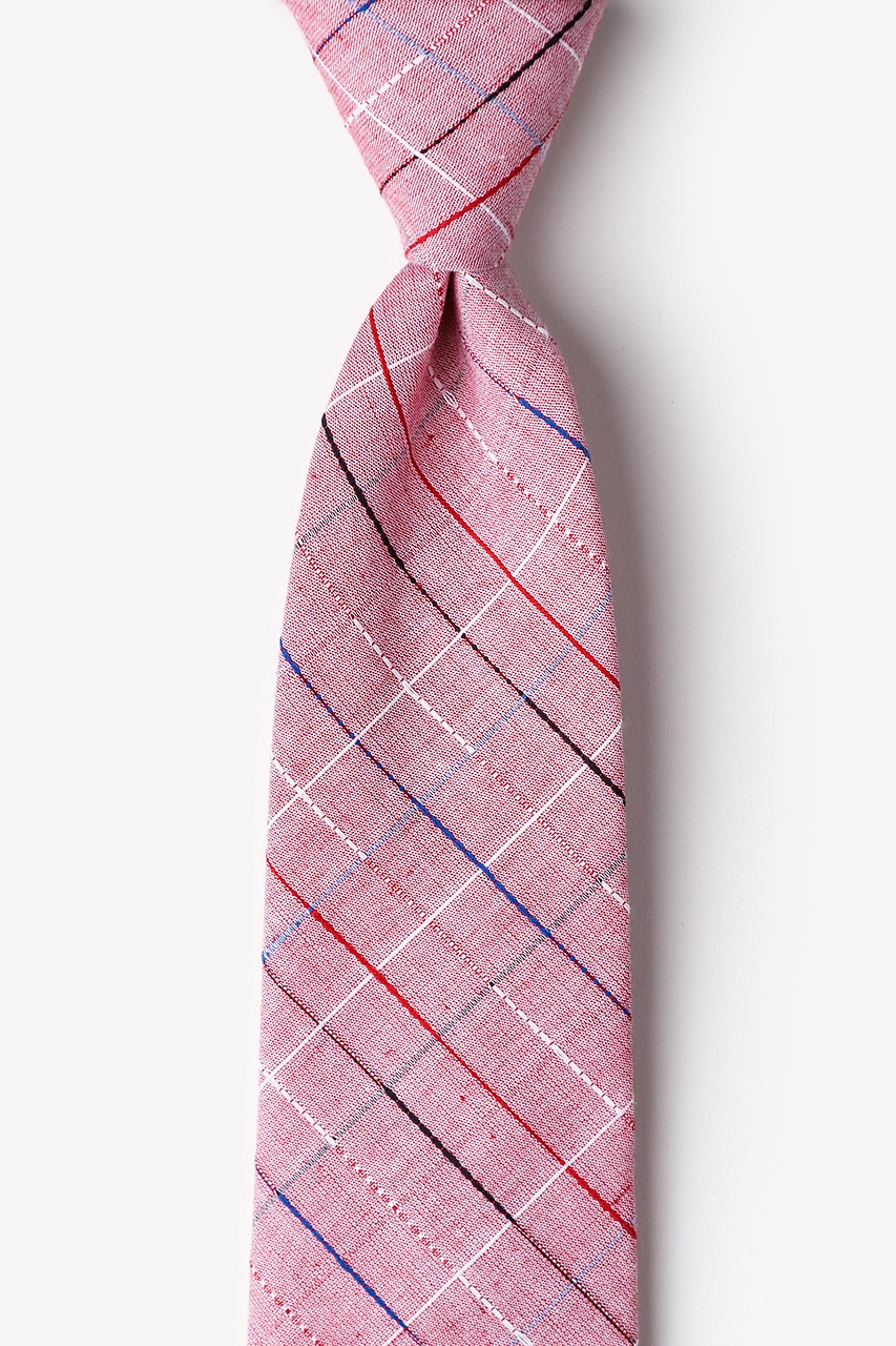 Red Cotton Tom Tie | Ties.com