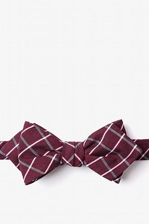Tucson Red Diamond Tip Bow Tie