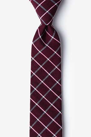 _Tucson Red Skinny Tie_