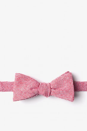 Westminster Red Skinny Bow Tie