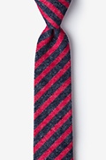 Winslow Red Skinny Tie Photo (0)
