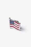 American Flag Red Lapel Pin Photo (0)