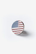 American Flag Red Lapel Pin Photo (0)