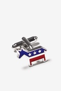 Democratic Donkey Red Cufflinks Photo (1)