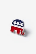 Red Metal Republican Elephant