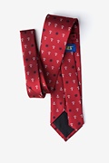 Anchors & Ships Wheels Red Extra Long Tie Photo (2)