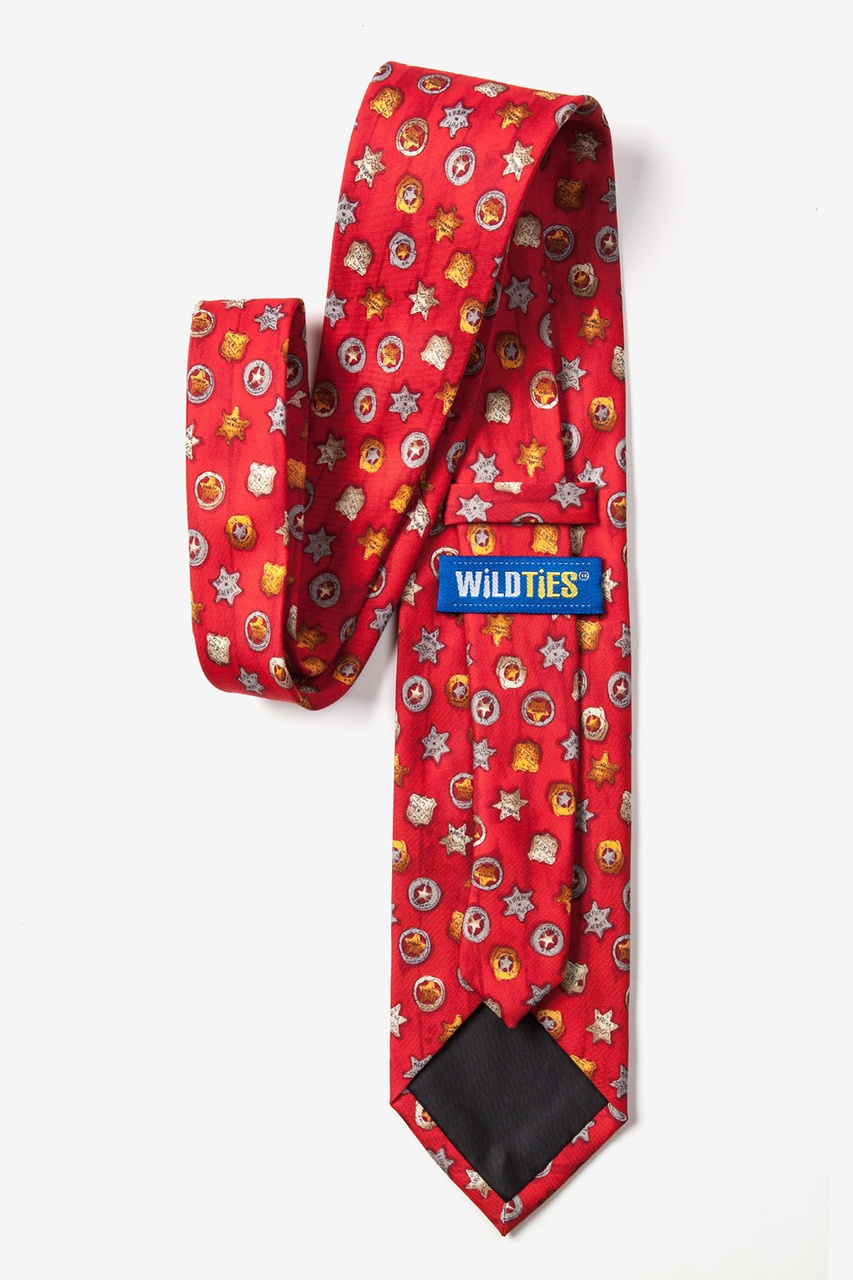 Badges Red Tie Photo (1)
