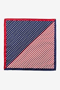 Bars & Stars Pocket Square