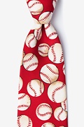 Baseballs Red Tie Photo (0)