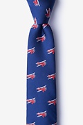 Biplanes Red Skinny Tie Photo (0)