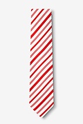 Candy Cane Red Skinny Tie Photo (1)