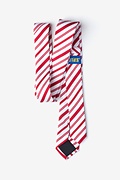 Candy Cane Red Skinny Tie Photo (2)