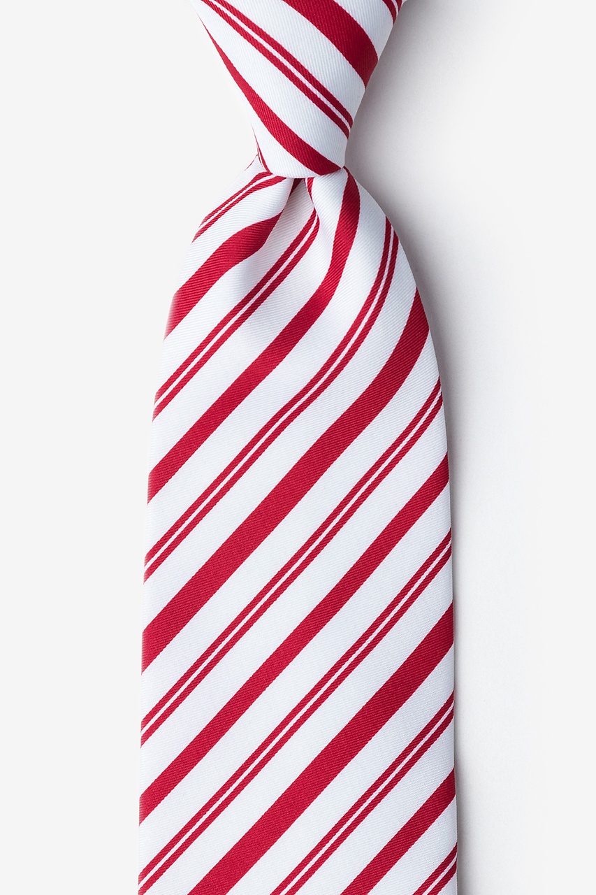 8-10 years Retreez Delightful Christmas Candy Canes Pattern Boys Tie 