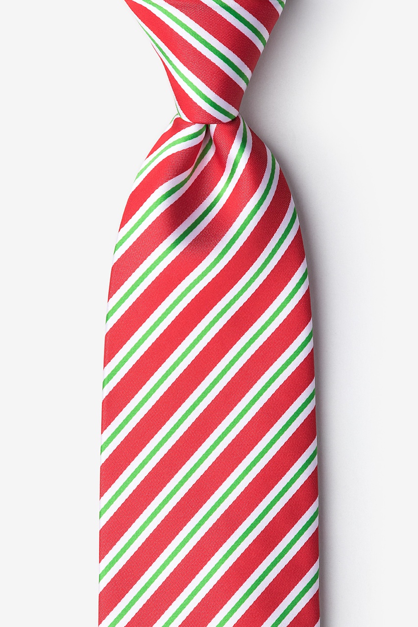 Stripe red tie