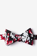 Digital Camo Red Self-Tie Bow Tie Photo (0)
