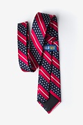 Freedom Stripe Red Extra Long Tie Photo (1)