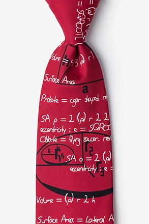 Geometry Red Tie