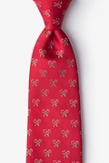 Holiday Candy Canes Red Tie Photo (0)