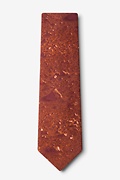 Mars Surface Red Extra Long Tie Photo (1)