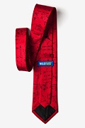 Mathematics Red Extra Long Tie Photo (1)