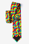 Rainbow Swirl Red Tie Photo (1)