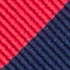 Red Microfiber Red & Navy Stripe