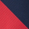 Red Microfiber Red & Navy Stripe