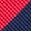 Red Microfiber Red & Navy Stripe Self-Tie Bow Tie