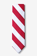 Red & White Stripe Tie Photo (1)