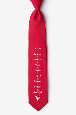 _Reindeer Names Red Tie_